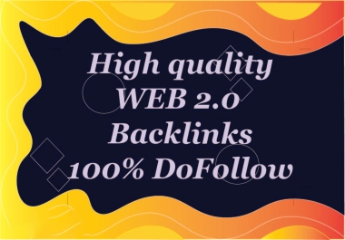 I will build 100 low spam score high quality web 2.0 dofollow backlinks