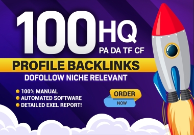 I provide 500 High Quality Profile Backlinks