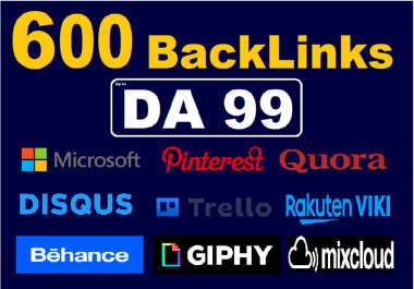 I will do 600 SEO profile backlink