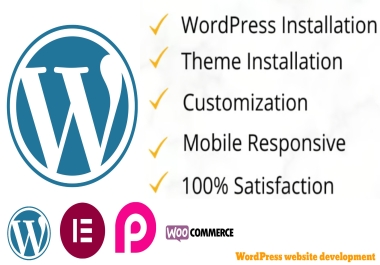 I will create the wordpress website