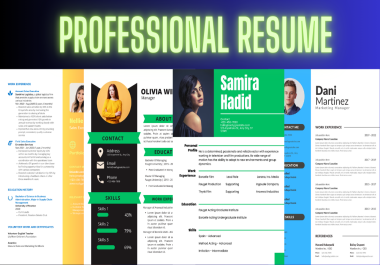 Create a professional resume in just 3 hours