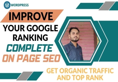 I will do complete WordPress on page SEO service for your website