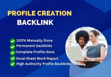 I will 150 SEO social profile backlinks with high da SEO backlinks,  link building