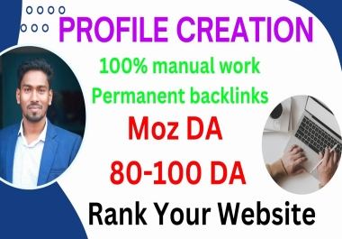 I Will Make 100+ High Quality PR9 Social Profile Creation