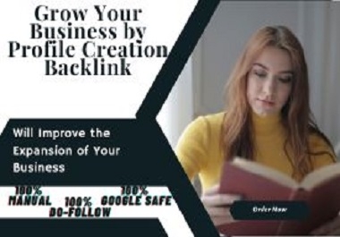 I will create 175 profile backlinks to expand your business