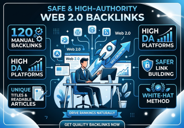 120 Human-Created Web 2.0 Backlinks - No Bots,  No Shortcuts