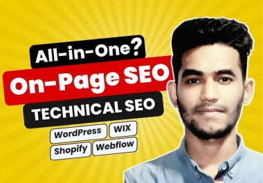 I will do best on page SEO optimization for your website