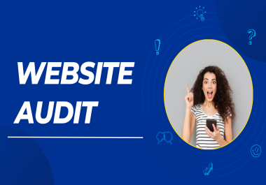 I will provide professional website audit report