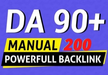 200 High Domain Authority MOZ DA 90+ Do follow SEO Profile Backlinks
