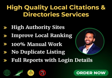get Local SEO Expert Local Citations High Quality Directory Submissions