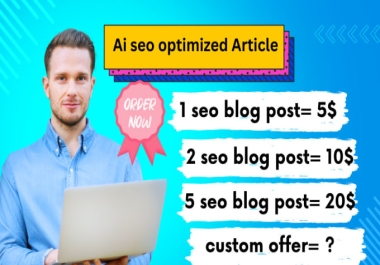 I will write surfer SEO optimized articles with jasper ai google bard or chatgpt
