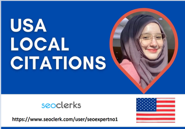 i will list your business to top live sites USA 70 Citations