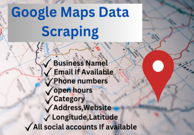 I will do google maps data scraping for business leads