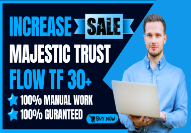 I Will Increase Trust Flow TF 30+ and Citation Flow CF 20+ using in SEO Backlinks
