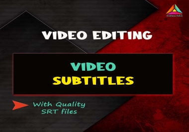 Professional Video Subtitling Services Delivering SRT Files for Seamless Integration