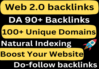 Get 15 Powerful Backlinks with Our Web 2.0 Backlinks Service. DA 50 to 99