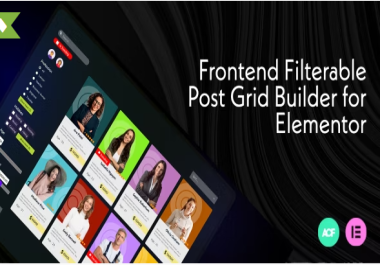 GridBuilder X - Frontend Filterable Elementor Post Grid Builder