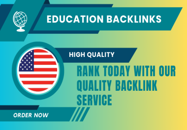 US BASED HIGH QUALITY STUDY BACKLINKs