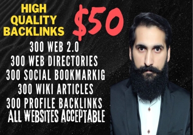 High Quality Permanent indexable Backlinks