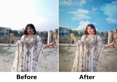 I will do photo color grading,  retouching,  and beautification