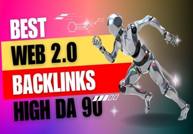 I will do 10 web 2.0 BACKLINKS on HIGH DA websites