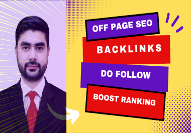 I will do white hat off page SEO dofollow backlinks