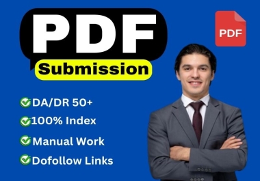 I will manually do 100 PDF submissions to the top 100 doc-sharing sites