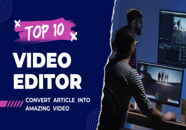 I will create youtube top 10 videos,  faceless cash cow videos,  and top 10 editing