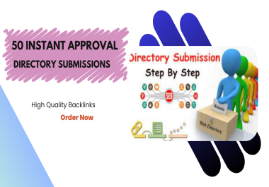 I will do 50 approval directory submissions