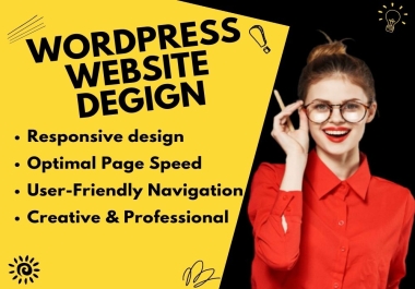 Mobile Friendly Modern WordPress Website Design