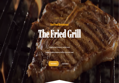 Responsive Food Restaurant website