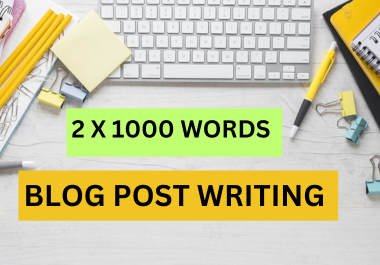 2 x 1000 words Premium SEO article writing,  content writing
