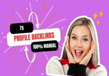 I will make 20 Dofollow Profile Backlinks