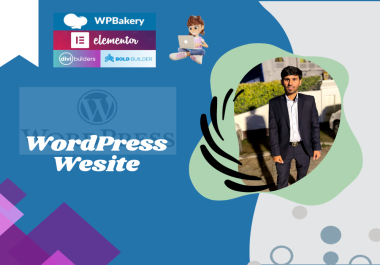 I will create modern responsive business wordpress website design