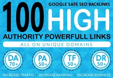 DR50+ 100 High Authority Web 2.0 Backlink to rank your site