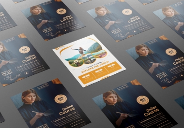 I will design a professional flyer design