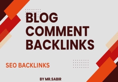 I will create high authority backlinks for your blogs