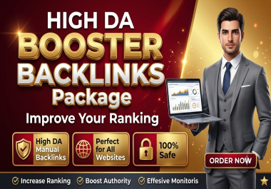 Boost your rank top page Authority Backlinks Manual,  Powerful,  Proven