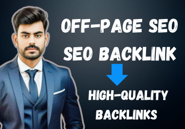 You will get Off-Page SEO Manualy Created High-Quality Backlinks SEO Backlink