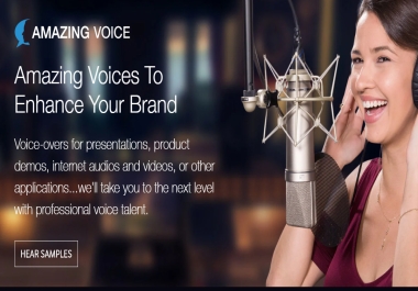Voice Over Any Language Unlimited