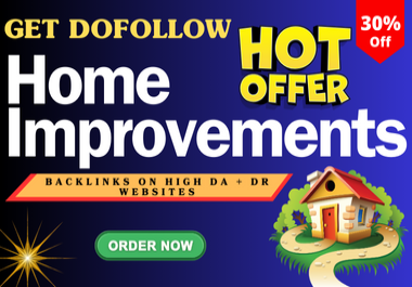 Get Dofollow backlinks for your Homes related websites on premium websites