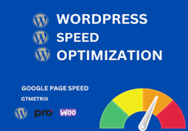 I will increase WordPress speed optimization for Google pagespeed insights