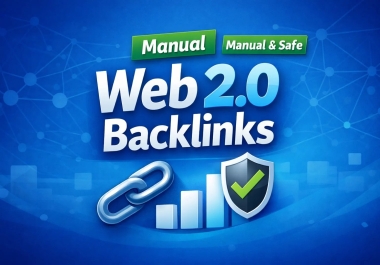 Get Powerful Manual 1000 Web 2.0 SEO Do-follow link building Backlinks to Ranking Your Website