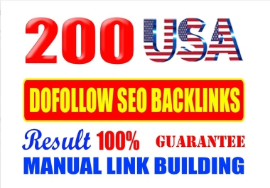 I will make 200 USA-based SEO dofollow contextual backlinks DR70