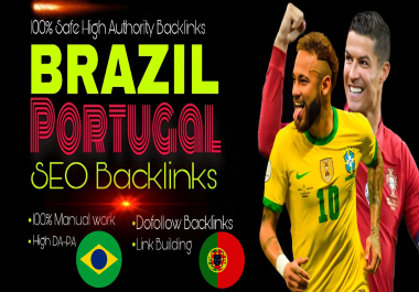I will provide 25+ high authority Brazil,  Portugal SEO Portuguese link building backlinks