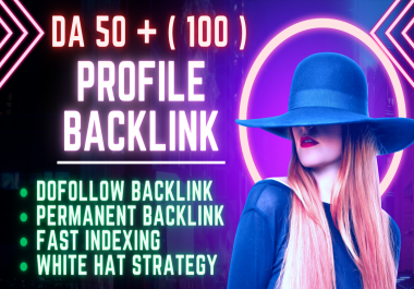 I Will Do High Quality SEO Dofollow Profile Backlink