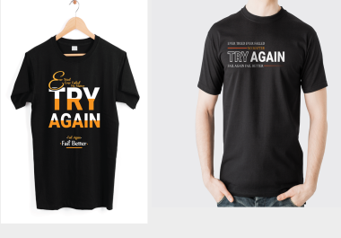 I will do awesome vintage custom trendy typography t shirt design for you