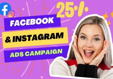 I will create your Facebook Ads Campaign, Facebook Advertising,  Facebook Ads