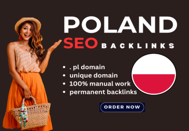 I will create 15 poland high da dofollow high authority backlinks polish linkbuilding