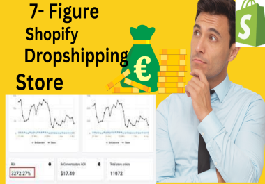 I will build a passive income dropshipping shopify store or shopify website